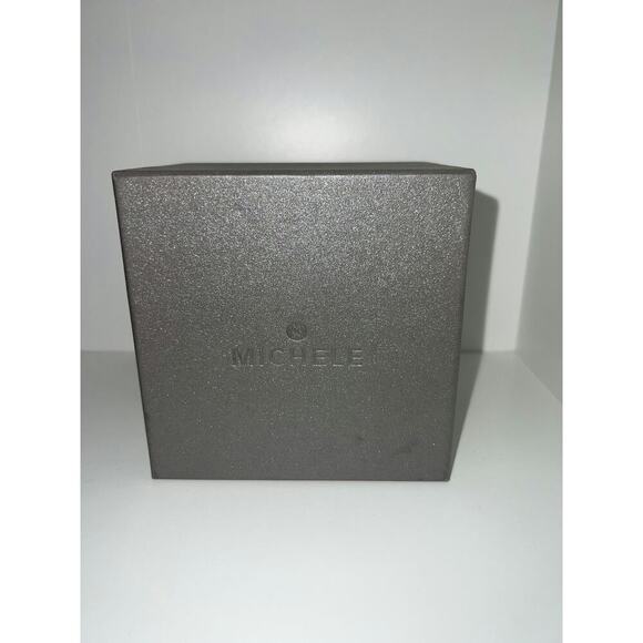 Michele Two-Tone Diamond Deco Chronograph Watch with Original Box - Picture 5 of 5